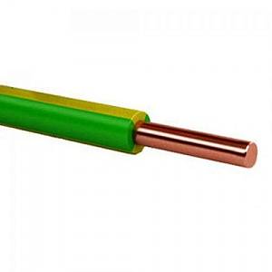 Провод установочный ПуВ (ПВ-1) 1х4 мм2 Гост Желто-зеленый
