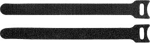 ЗУБР ВЕЛЬКРО, 16 x 210 мм, нейлон РА66, 10 шт, черные, кабельные стяжки-липучки, Профессионал (30932-10)