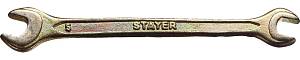 STAYER 6 x 7 мм, рожковый гаечный ключ (27038-06-07)